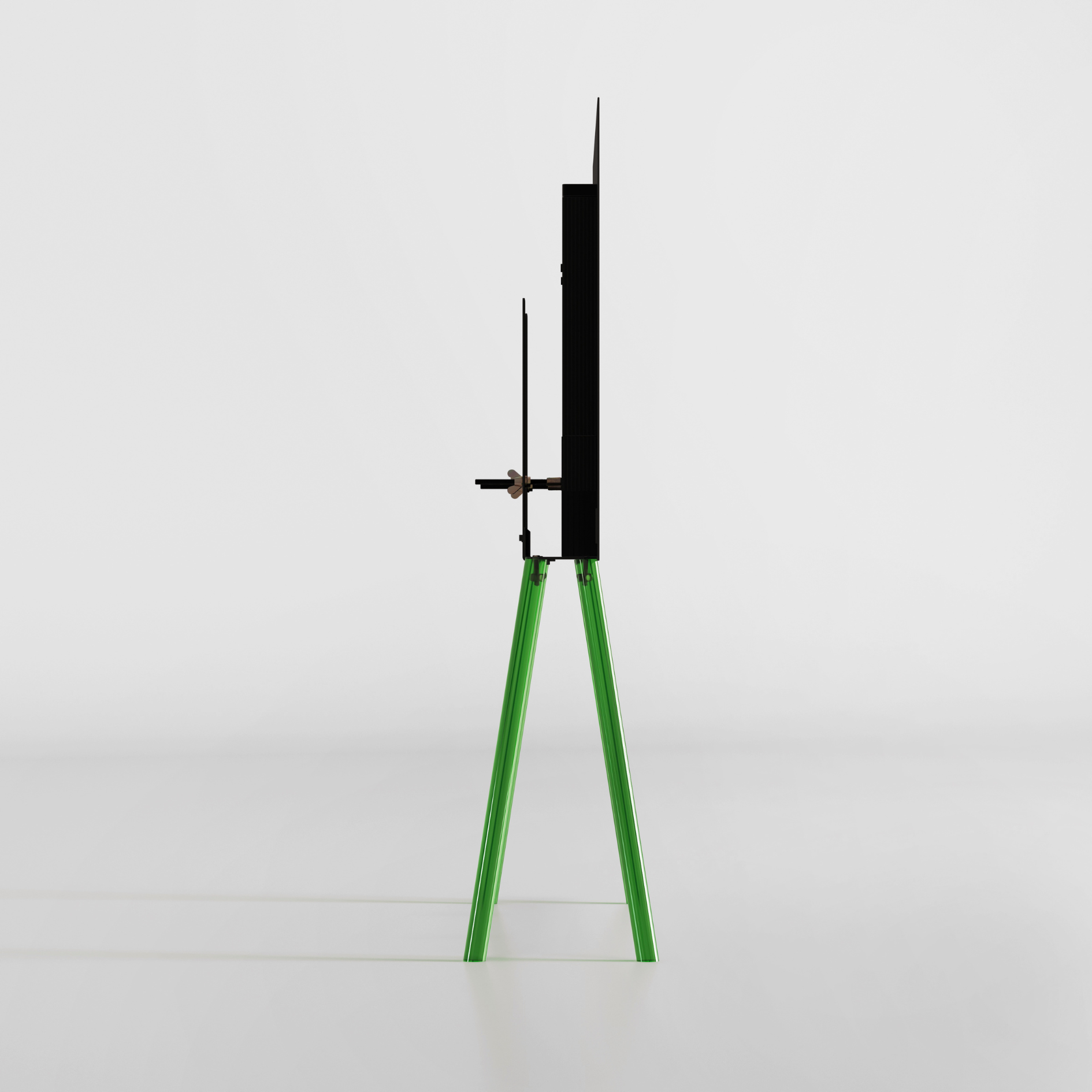 JALG TV-Stand Acrylic / Green 42" - 55"